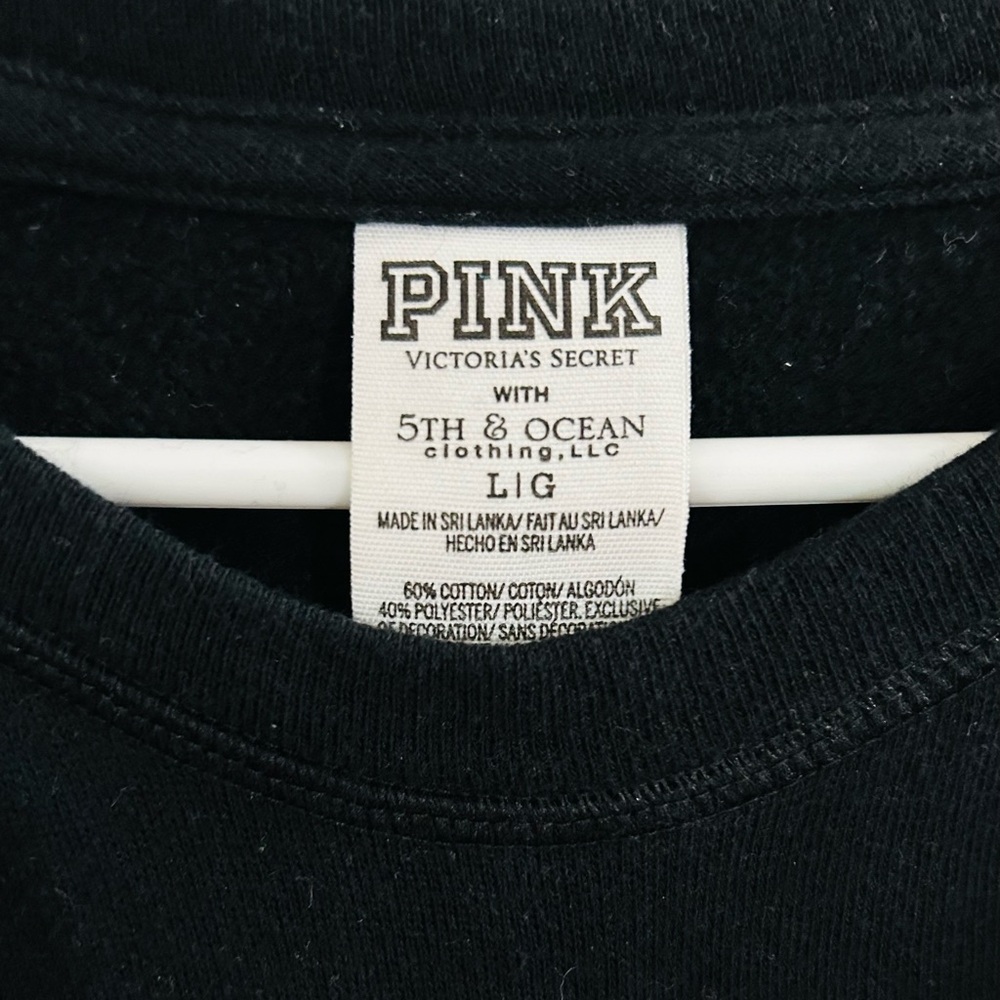 Victoria’s Secret PINK Pittsburgh Pirates Sequin Logo Long Sleeve Sweatshirt - Picture 2 of 3